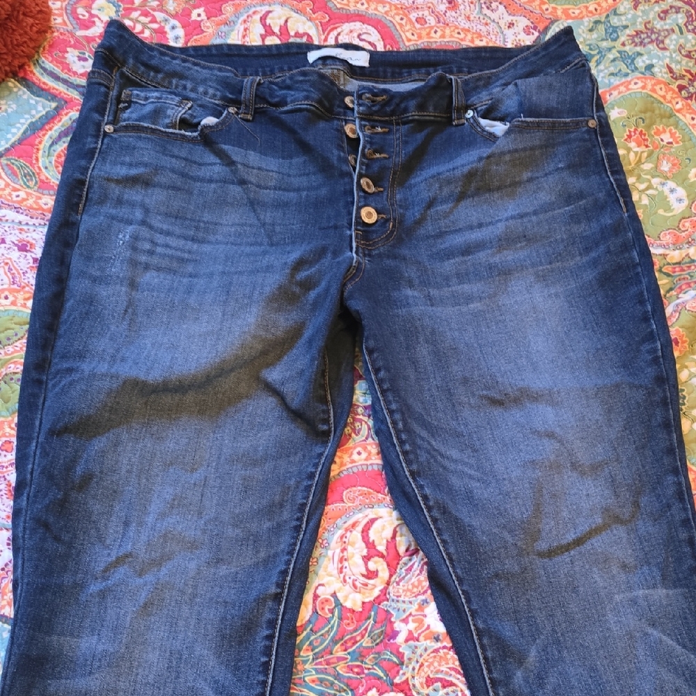 Casual Dark Blue Skinny Fit Jeans